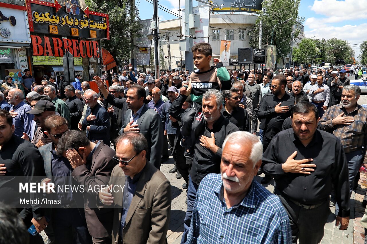 دسته عزاداری سالگرد ارتحال امام خمینی (ره) در زنجان