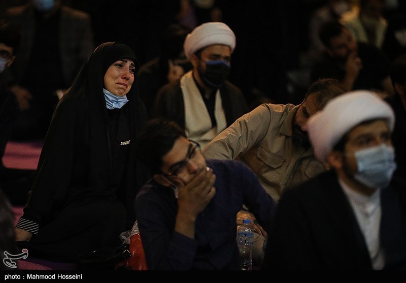 مراسم احیای شب نوزدهم در میدان فلسطین