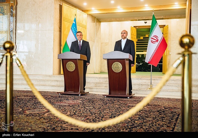  دیدار رئیس مجلس قانونگذاری ازبکستان با قالیباف
