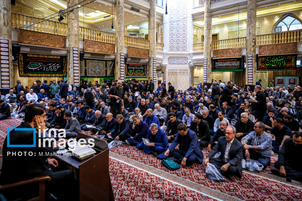 قالیباف و پزشکیان در مجلس ترحیم احمد توکلی