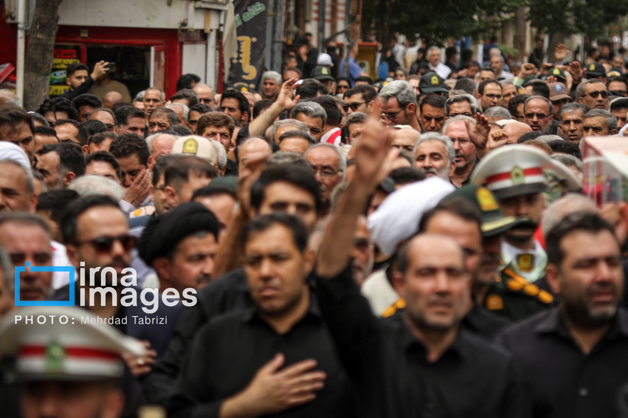 تشییع پیکر شهید مدافع وطن در ارومیه