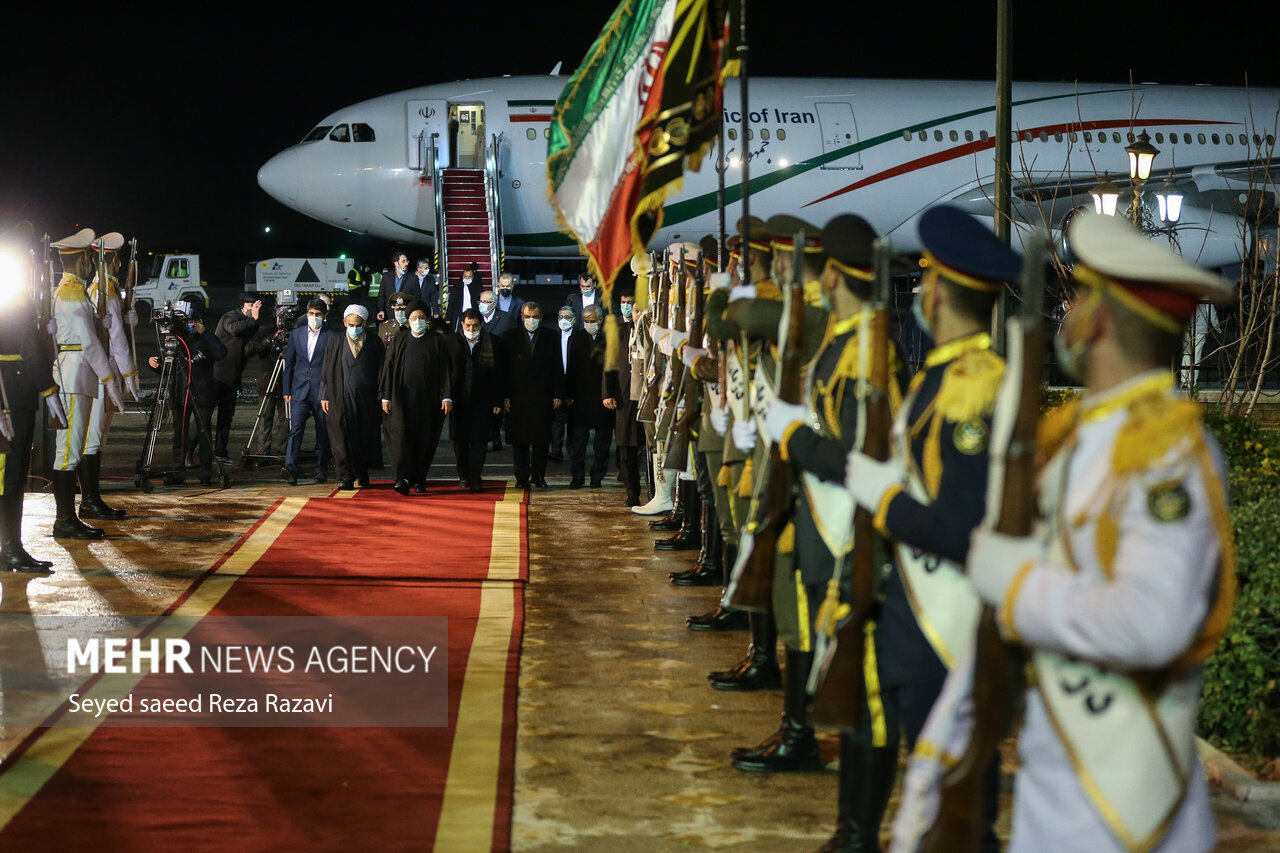 مراسم استقبال از رئیس‌جمهور 