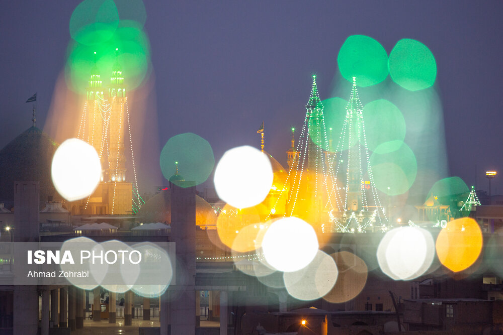 آذین بندی و چراغانی شهر قم