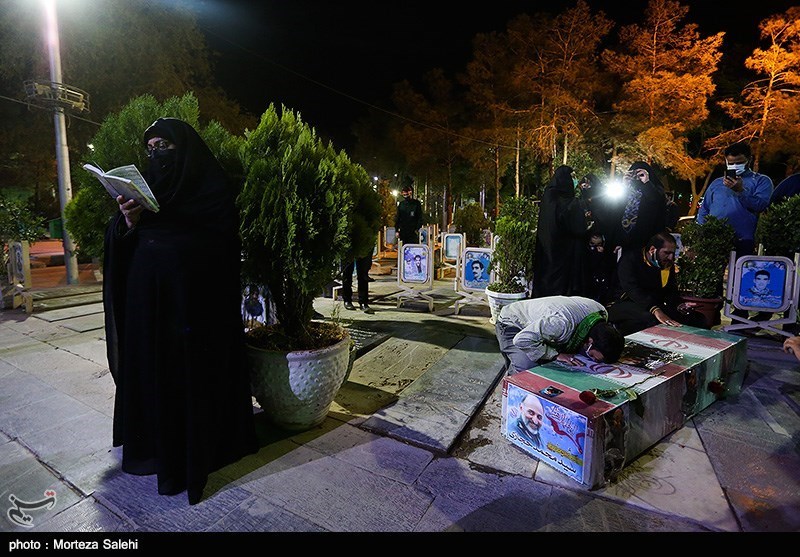  ورود پیکر مطهر سردار حجازی به اصفهان