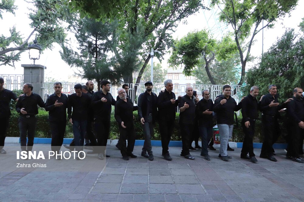 مراسم عزاداری تاسوعای حسینی با حضور رییس جمهور - تبریز