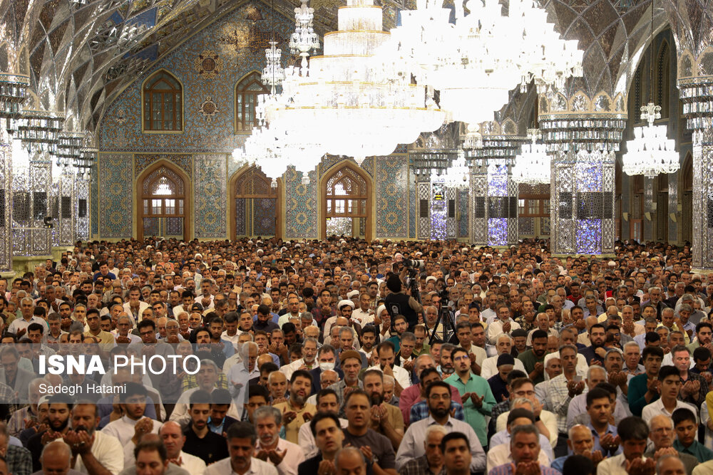 نماز عید سعید قربان در حرم مطهر رضوی