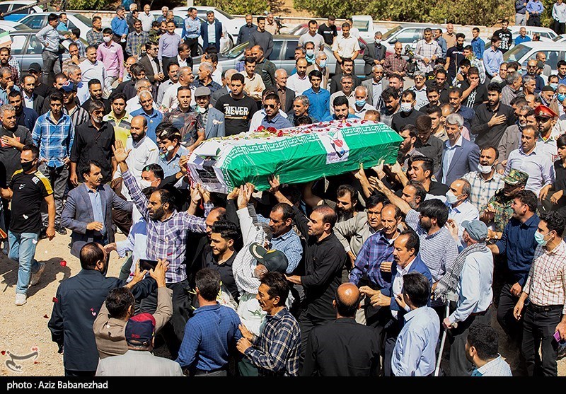 تشییع شهید مدافع امنیت فرید کرم پور - خرم آباد