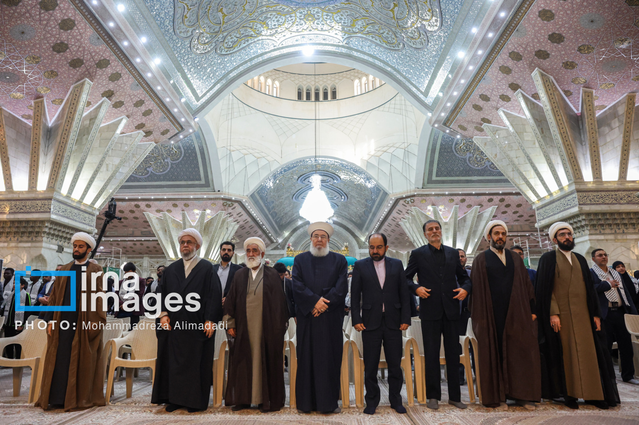 اربعین شهادت سید حسن نصرالله در حرم مطهر امام (ره)