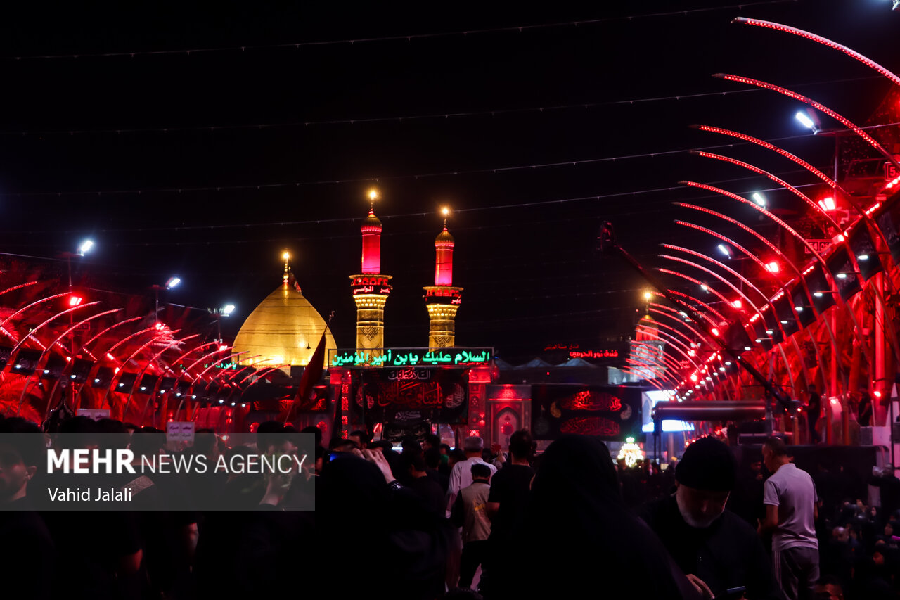 شب عاشورای حسینی در کربلای معلی