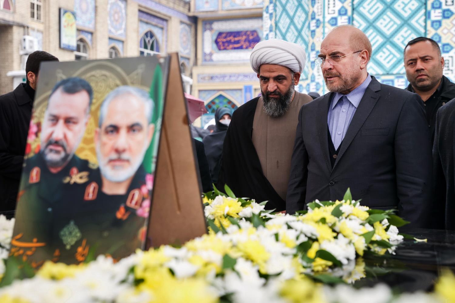 مراسم بزرگداشت چهلمین روز شهادت شهید سیدرضی موسوی با حضور قالیباف