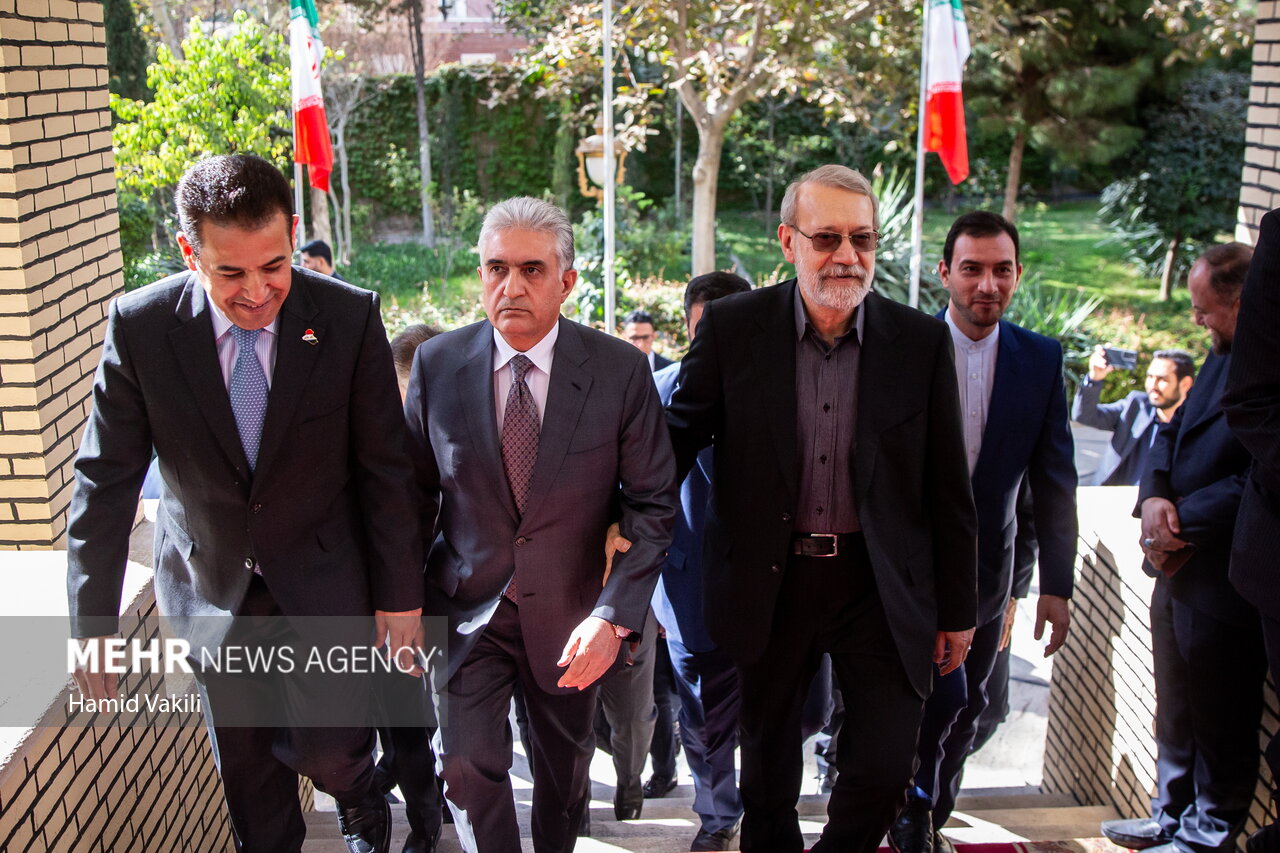 دیدار علی لاریجانی با مشاور امنیت ملی جمهوری عراق