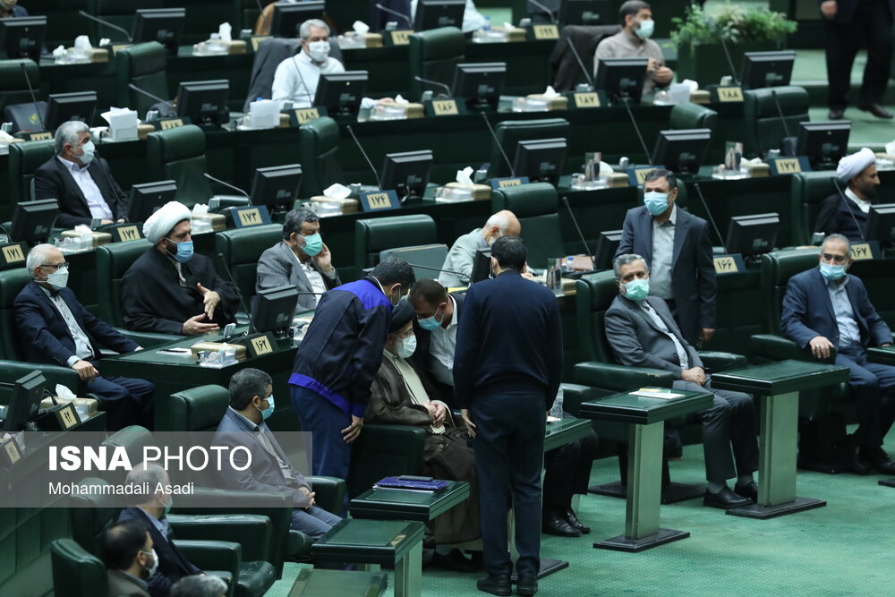 همراهان رئیسی در جلسه رای اعتماد