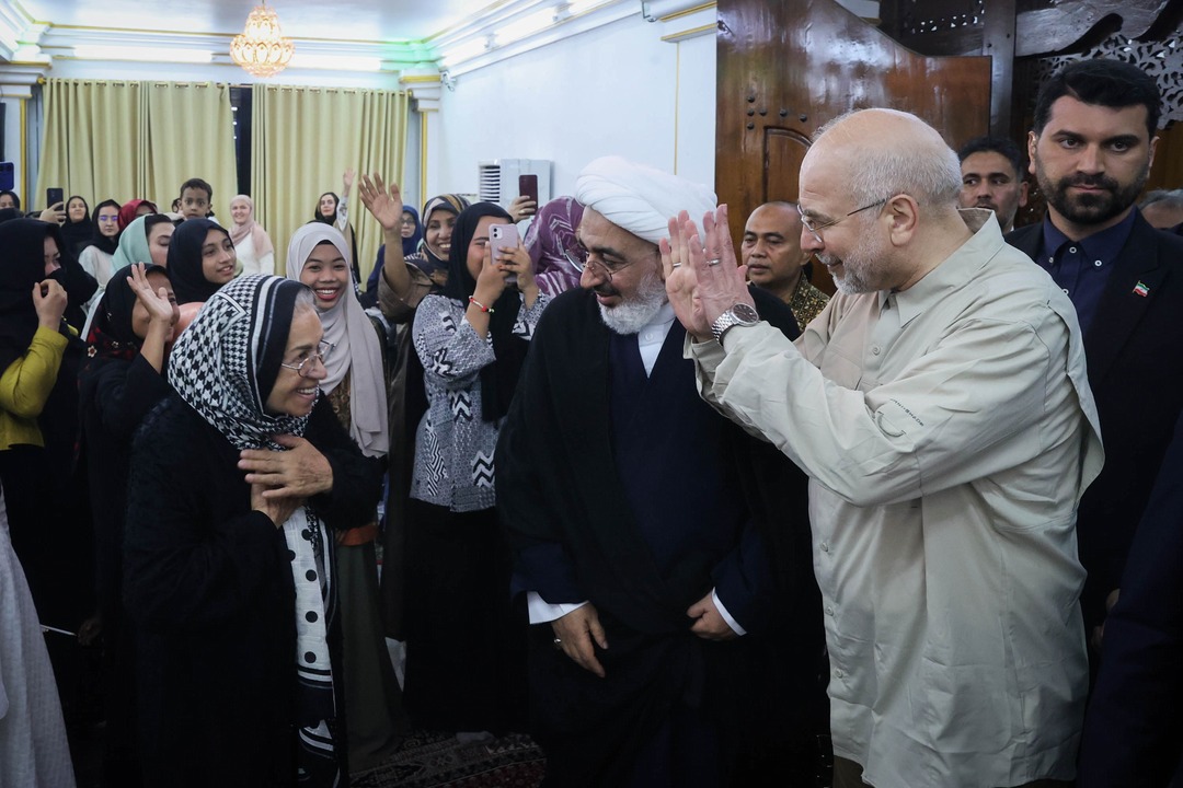 حضور قالیباف در مرکز فرهنگی اسلامی اندونزی