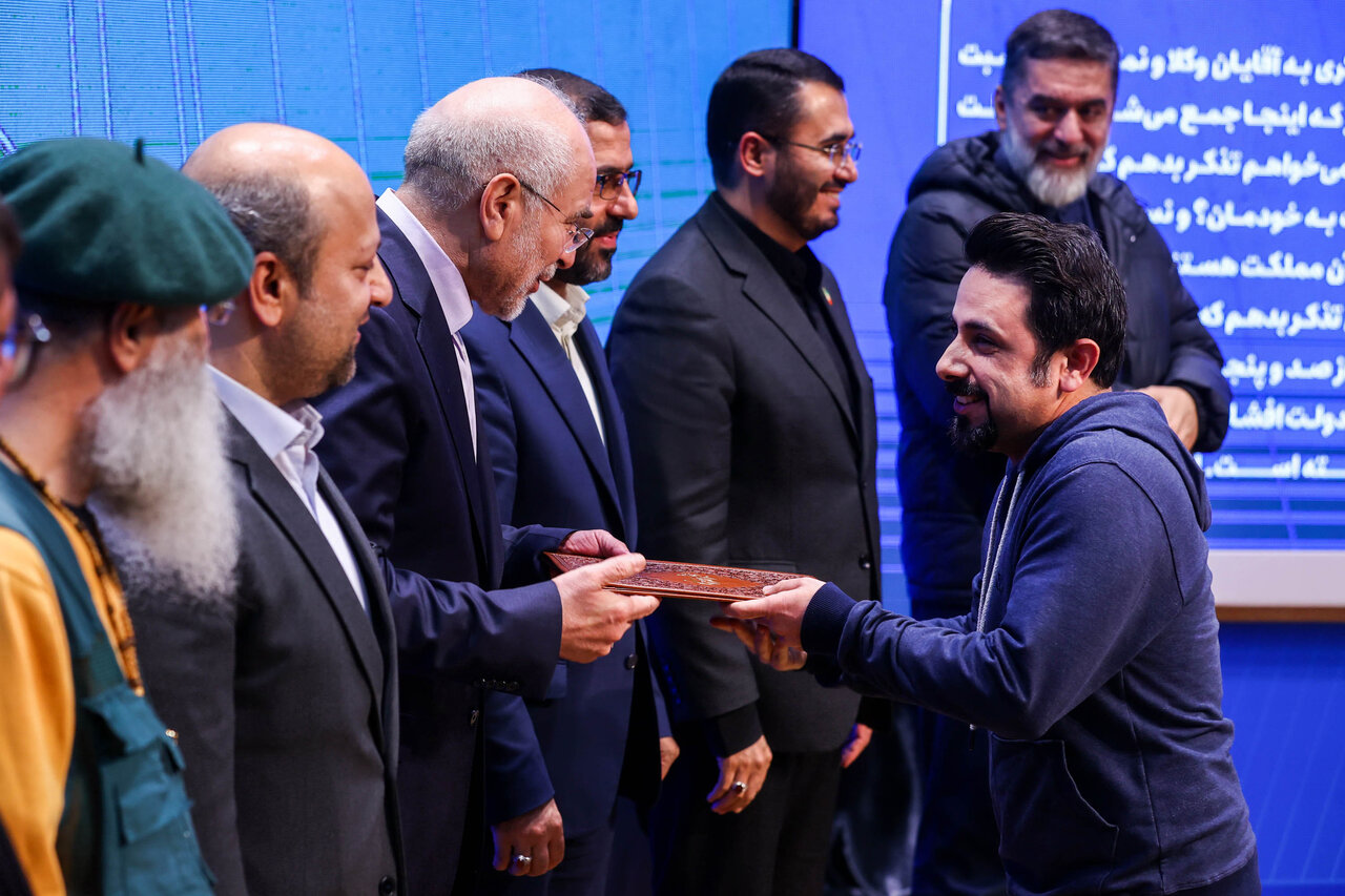 اختتامیه دومین جشنواره رسانه‌ای بهارستان با حضور قالیباف