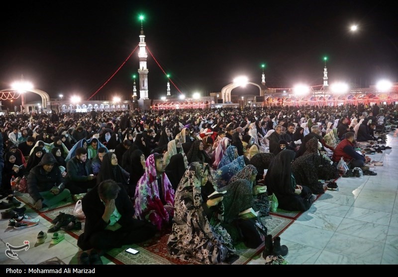  مراسم احیا در مسجدمقدس جمکران