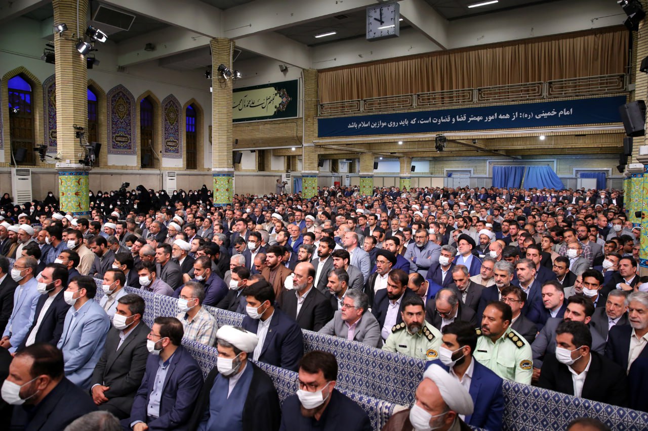 دیدار مسئولان قوه قضائیه با رهبر انقلاب