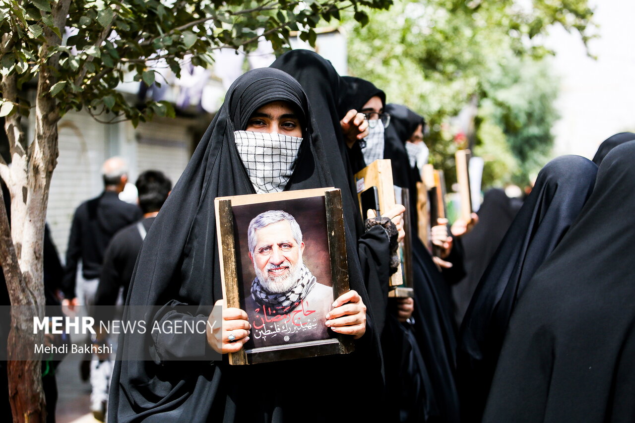 تشییع سرلشکر شهید«محمدسعید ایزدی» در قم