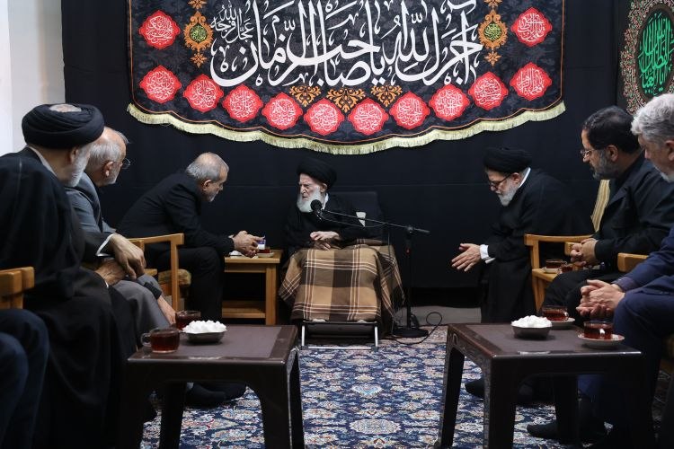 دیدار پزشکیان با آیت الله العظمی شبیری زنجانی