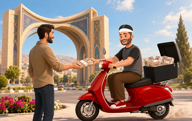 تحویل دینار در شیراز با دینارز