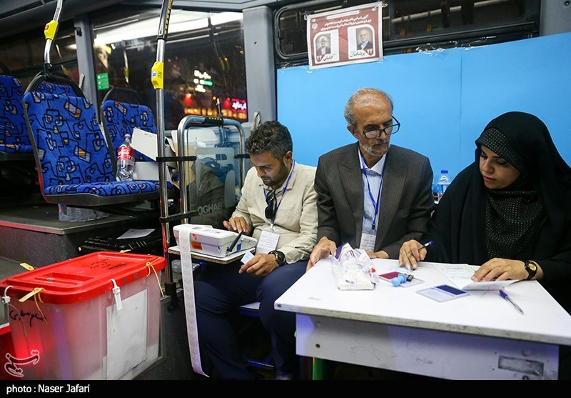 صندوق های سیار اخذ رای در تهران