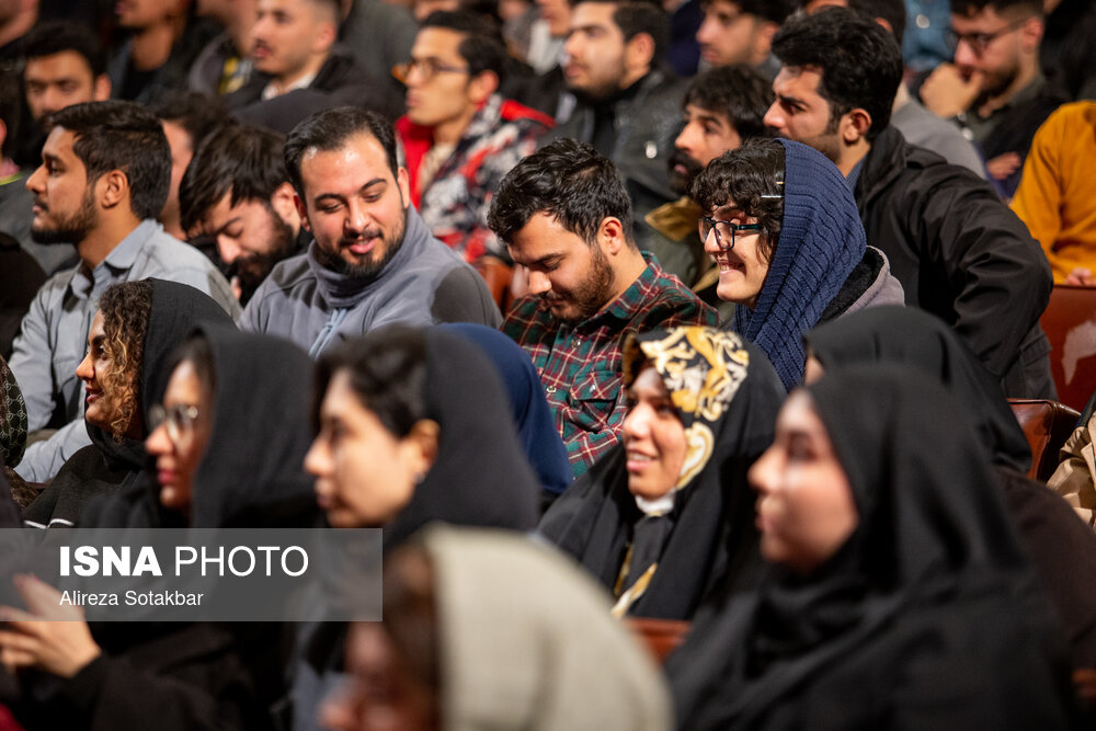 قالیباف در مراسم بزرگداشت روز دانشجو در دانشگاه تهران