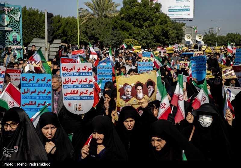 راهپیمایی سراسری محکومیت حمله تروریستی کرمان