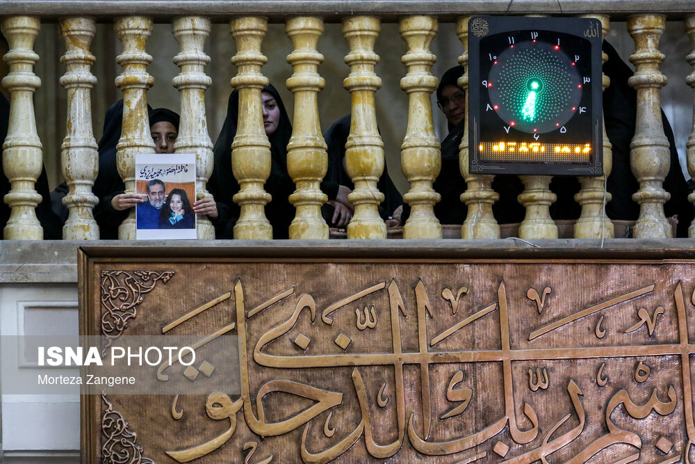 مراسم سالگرد شهادت اسماعیل هنیه و چهلم سردار ایزدی