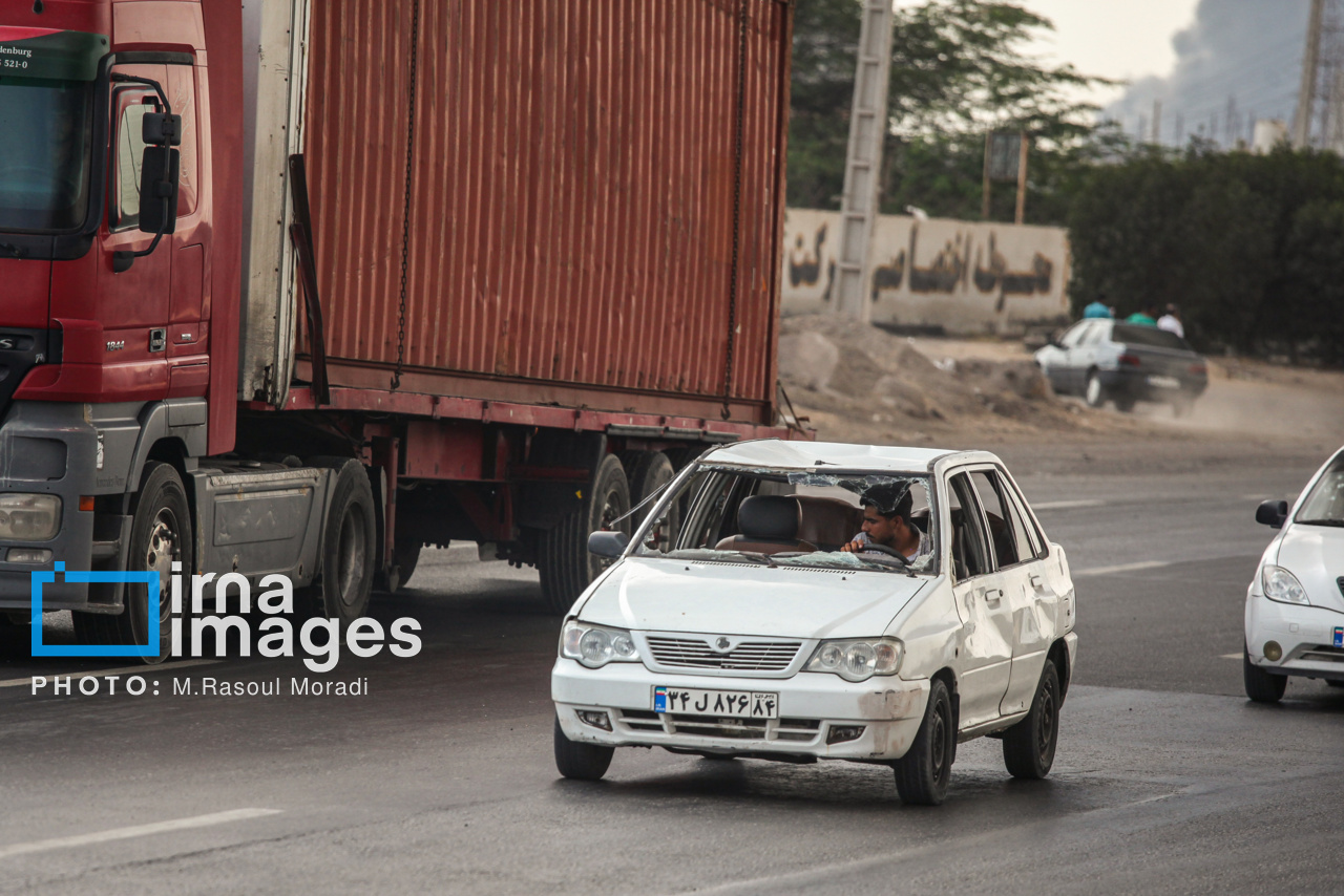 انفجار در «اسکله شهید رجایی»