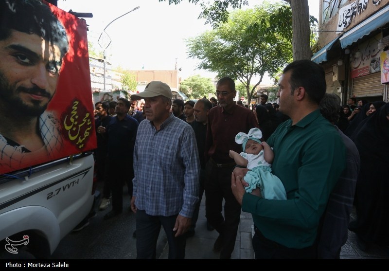 تشییع ۳ شهید حمله رژیم صهیونیستی در نجف آباد اصفهان