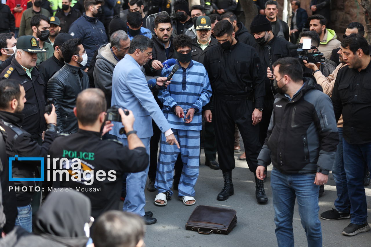 بازسازی صحنه جرم قتل دانشجوی دانشگاه تهران