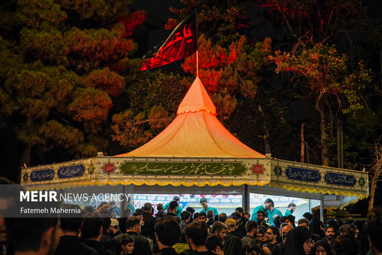 مراسم عزاداری دهه دوم محرم در دانشگاه تهران