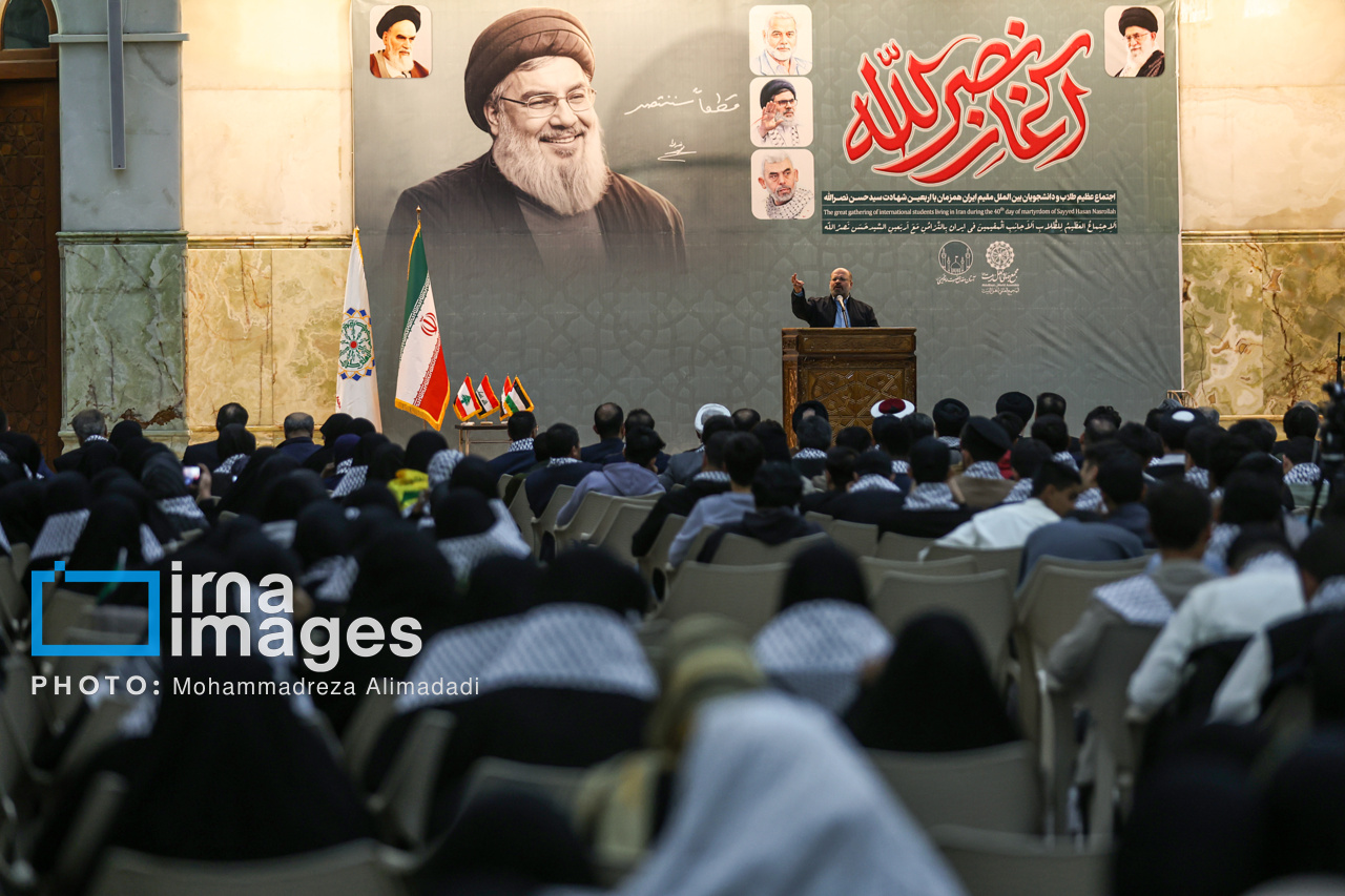 اربعین شهادت سید حسن نصرالله در حرم مطهر امام (ره)