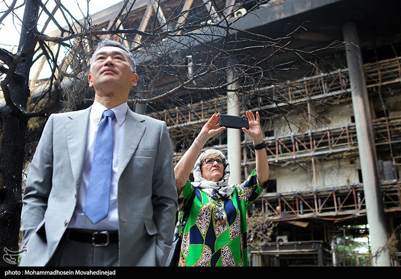 بازدید سفرا از ساختمان شیشه ای صداوسیما
