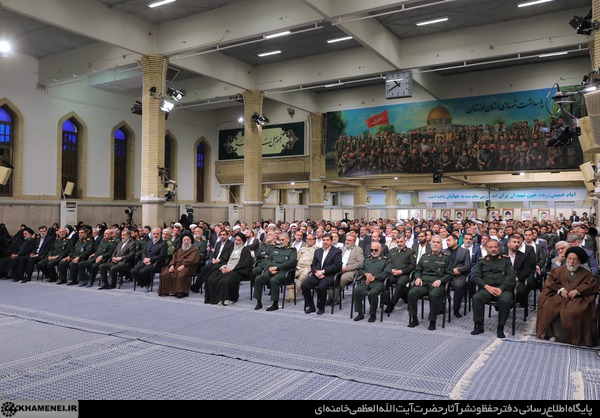 دیدار دست‌اندرکاران دومین کنگره ۲۴ هزار شهید خوزستان با رهبر انقلاب