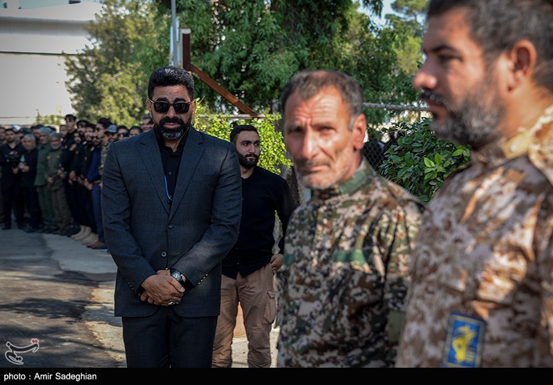 مراسم استقبال از پیکر سردار شهید غیب پرور 