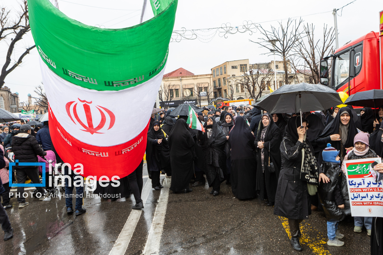 راهپیمایی ۲۲ بهمن در تبریز