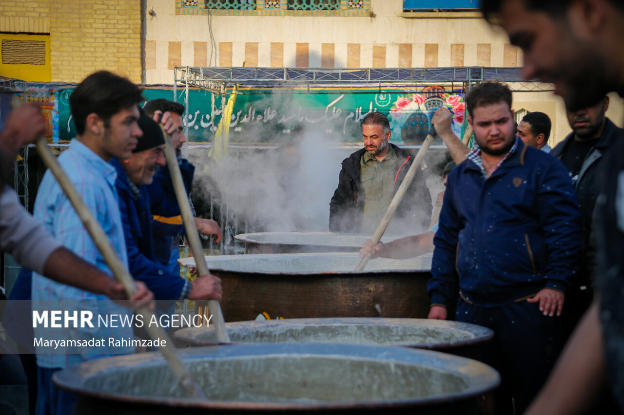 پخت سمنو در شیراز