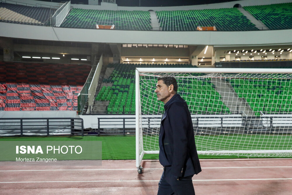 بازدید تیم فوتبال النصر عربستان از ورزشگاه آزادی