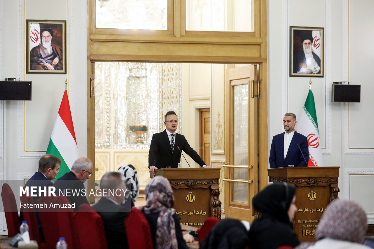 دیدار وزرای خارجه ایران و مجارستان