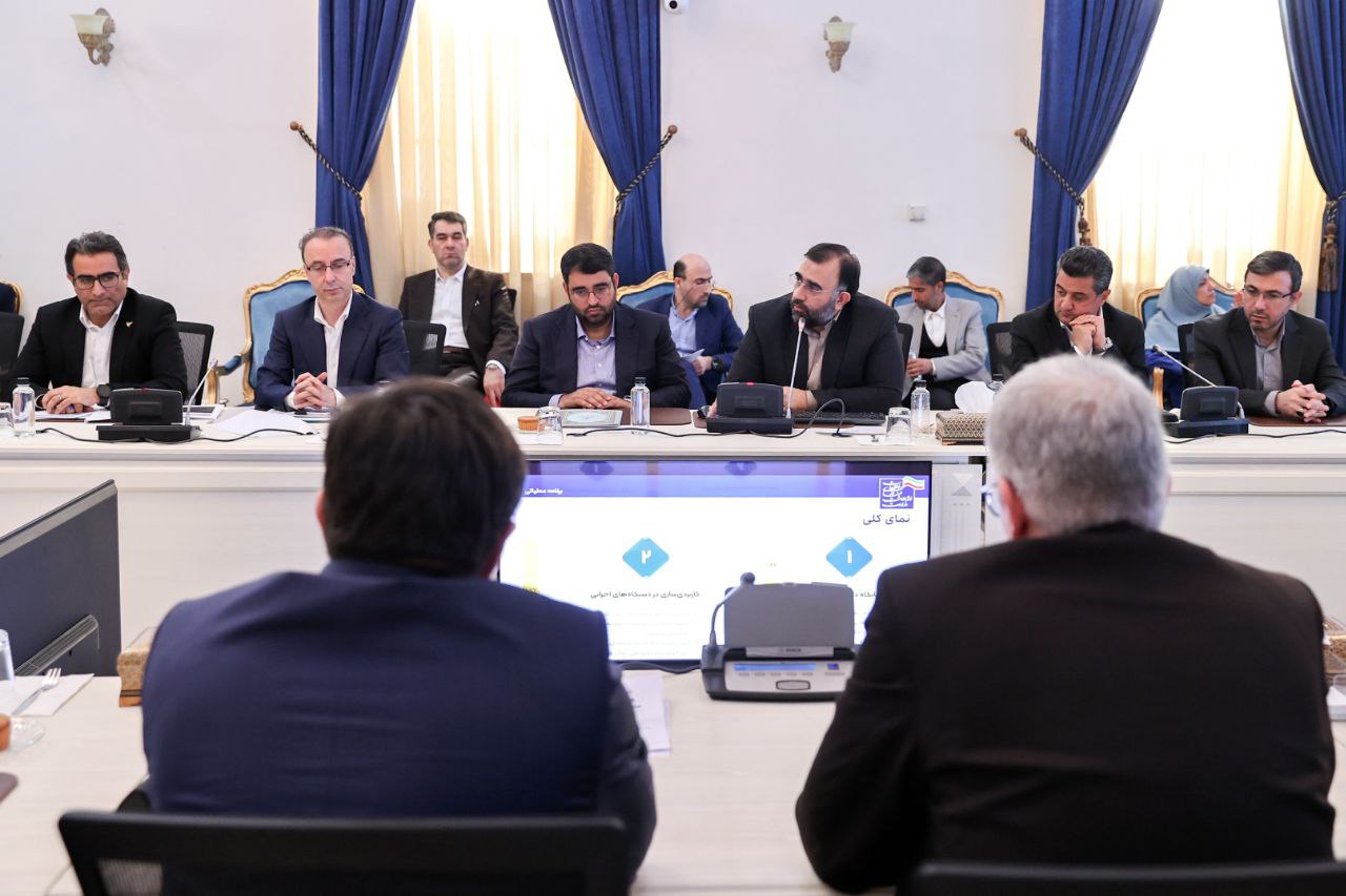 حضور پزشکیان در وزارت ارتباطات