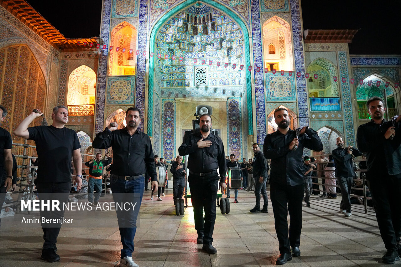 عزاداری شب تاسوعای حسینی در شیراز