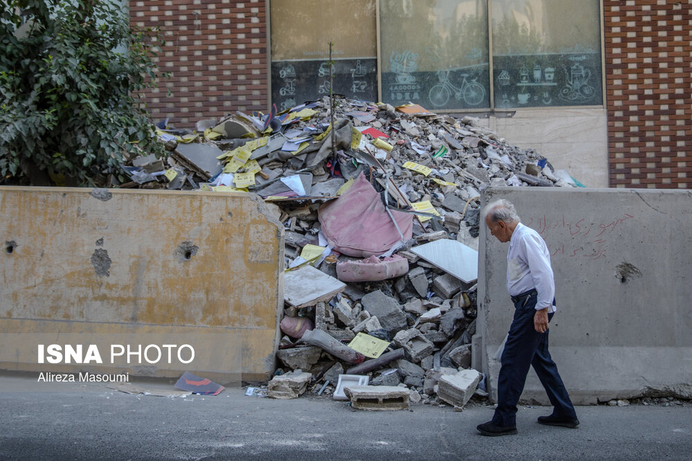 منازل مسکونی خسارت دیده در جنگ تحمیلی ۱۲ روزه