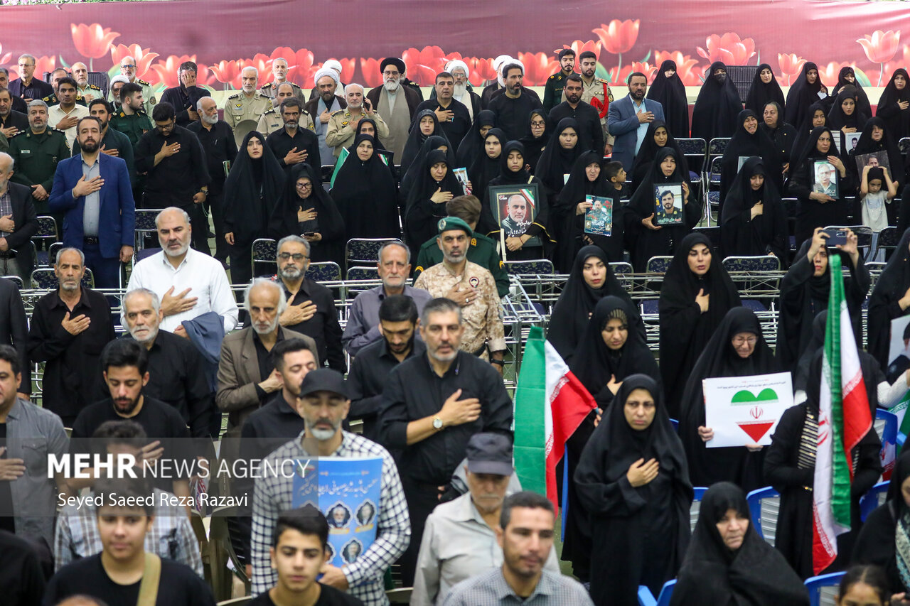 مراسم اربعین شهدای اقتدار ایران