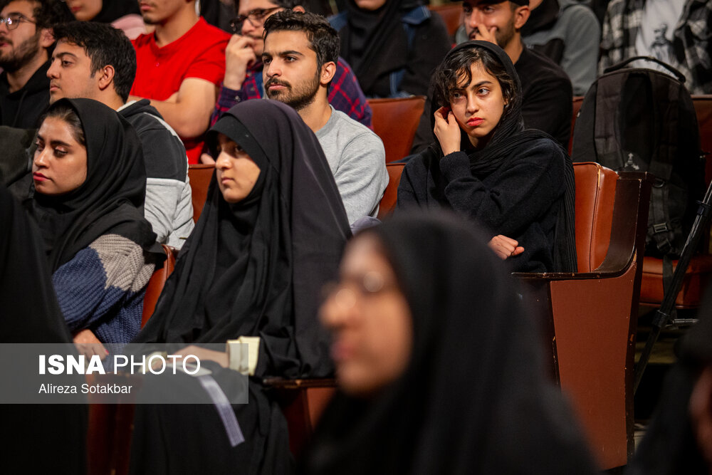 قالیباف در مراسم بزرگداشت روز دانشجو در دانشگاه تهران