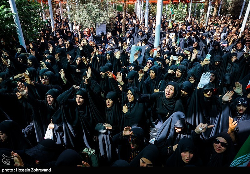 تشییع پیکر سردار شهید امیر علی حاجی زاده