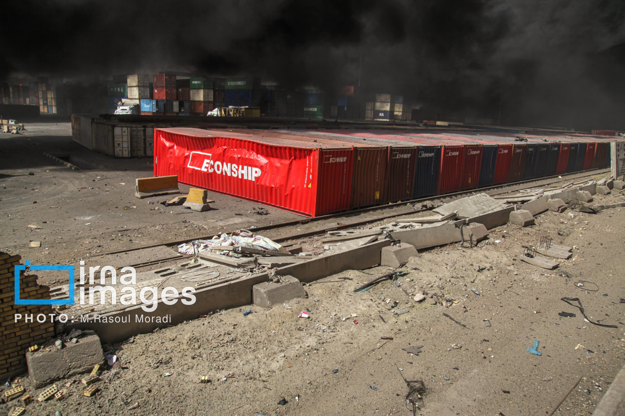 انفجار در «اسکله شهید رجایی»