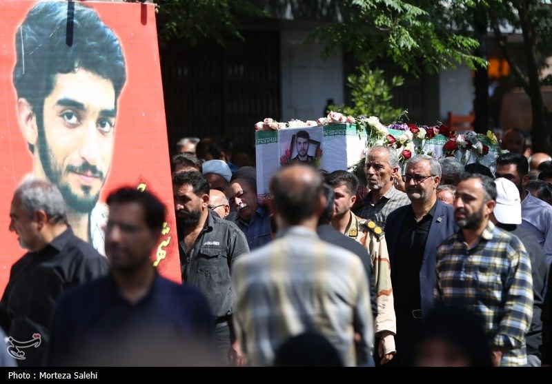 تشییع ۳ شهید حمله رژیم صهیونیستی در نجف آباد اصفهان