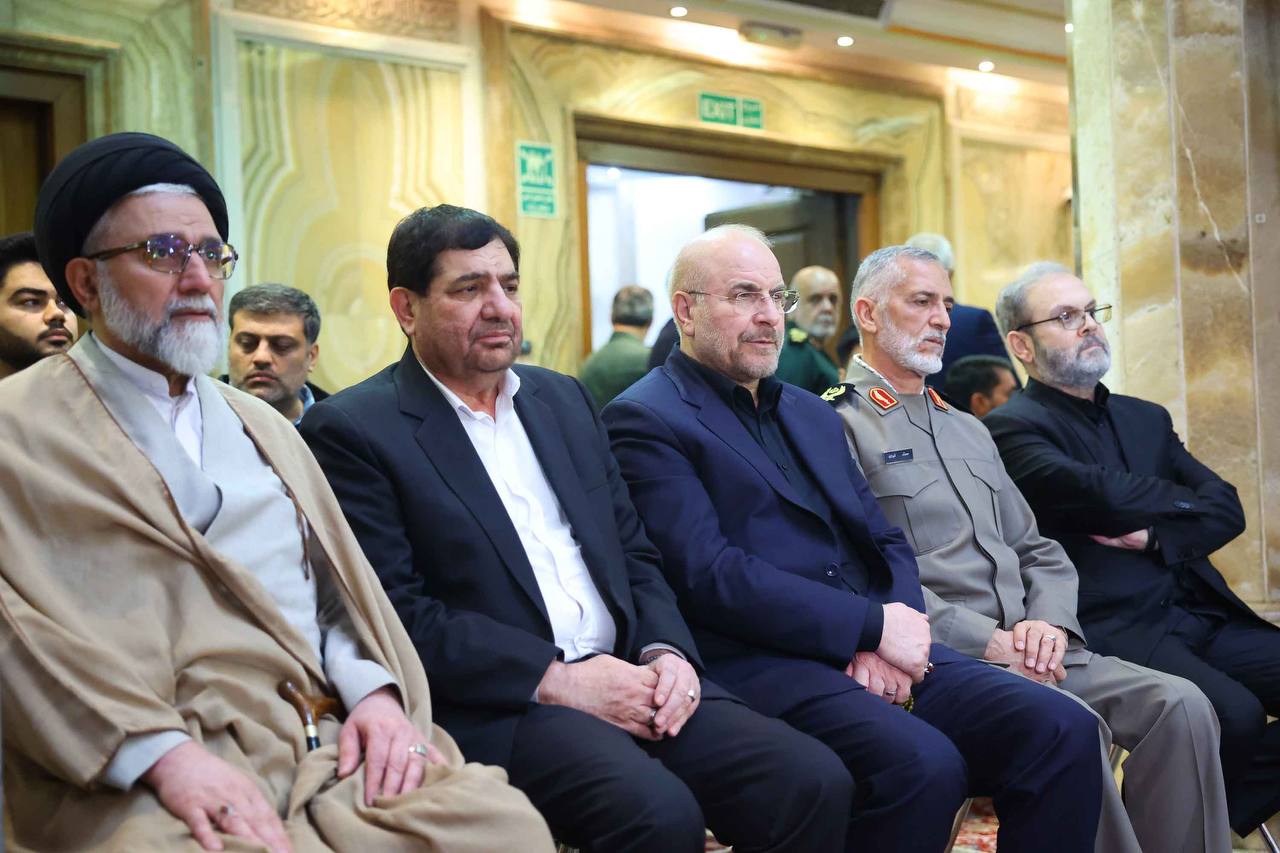 حضور قالیباف در مراسم بزرگداشت شهید سیدهاشم صفی‌الدین