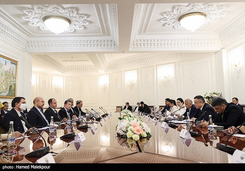 قالیباف در مجلس قانونگذاری و سنای ازبکستان