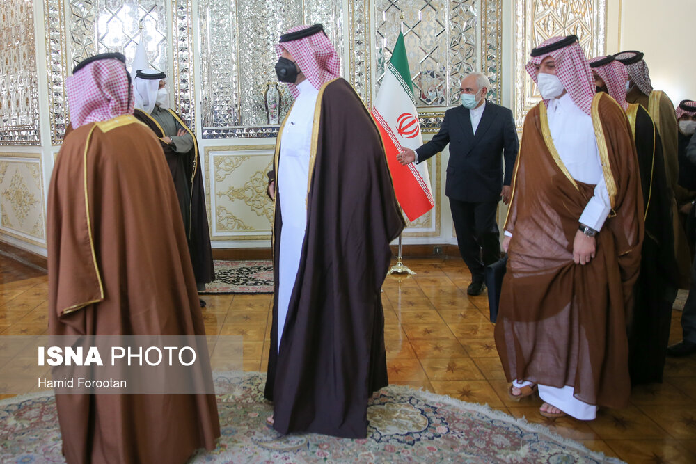 وزیر خارجه قطر در تهران